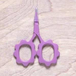 Flower Embroidery <b>Scissors</b> Small Blunt Tip Stainless Steel Hair <b>Scissors</b> Lightweight Plastic Handle Short Handle Green - Product Image 5