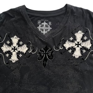 Nueva Camiseta Vintage de Estilo Urbano con Estampado Gráfico Desgastado y Lavado Ácido, Camiseta Extra Grande de Algodón Grueso con Aspecto Desgastado para Hombre - Product Image 6