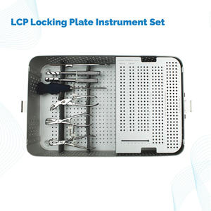 Kit d'instruments pour plaques orthopédiques à blocage, manuel, pour chirurgie des fractures osseuses de grands fragments, en acier inoxydable, compatible CE, par Dentavex - Product Image 3