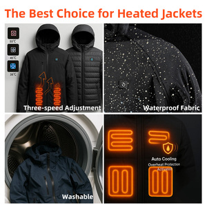 Wholesale Men's Durable Heating Jacket Minimalist Thicken Heated Jacket Electric Warm Outdoor Jacket for Travel Fishing Winter - Product Image 2