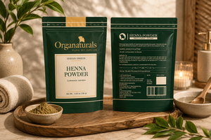 Poudre de henné pure à base de plantes Organaturals pour la coloration des cheveux, teinture capillaire naturelle avec une finition lisse et douce - Product Image 6
