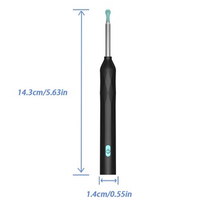 Nettoyeur d'oreilles intelligent visuel avec caméra, outil de nettoyage auriculaire en métal, dispositif d'extraction de cérumen par gravité - Product Image 6