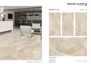 Carreaux de porcelaine émaillée polie 60x120cm 600x1200mm 24x48 pouces, carreaux de sol et de mur de luxe à haute brillance pour projets d'exportation - Product Image 6