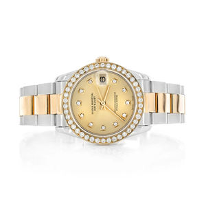 <b>Iced</b> <b>Out</b> Moissanite 20mm Band Glass Dial Luxury Hip Hop Quartz <b>Watch</b> with Stainless Steel Case and Diamond Bezel - Product Image 1