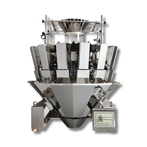 Automatic Multi Head Weigher Granule Packing <b>Machine</b> Elevator 304 Stainless Steel Food Bags 14 Head Pouch <b>Packaging</b> <b>Machine</b> - Product Image 1
