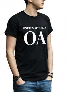 เสื้อยืดคอกลมแขนสั้นสีดำสำหรับผู้ชาย ทรงปกติ สวมใส่สบาย ระบายอากาศได้ดี - Product Image 3