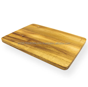 Vente en gros de planche à découper en bois d'acacia ustensiles de cuisine multifonctions de forme rectangulaire pour salade de fruits et bloc de planche à découper - Product Image 2