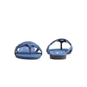 Azul Casual Baloncesto Estilo CL1879 Chappal Zapatos - Product Image 2
