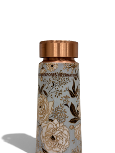 Bouteille en cuivre Eternal Bloom de la marque Indian exports international Cuivre pur certifié - Product Image 3