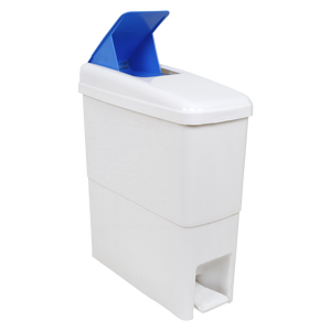 Cubo de Basura Sanitario con Pedal, Contenedor de Plástico para Desechos de Baño e Inodoro, Eliminación de Residuos Higiénicos, Uso en Interiores y Hospitales - Product Image 2