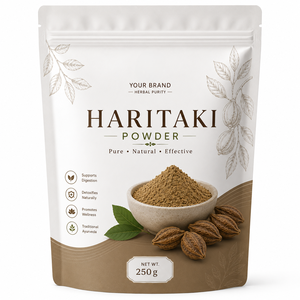 Extrait d'herbes de qualité supérieure, qualité alimentaire, poudre de Haritaki, naturel, sauvage, 250g, Terminalia Chebula, OEM, ODM, étiquette privée, vente en gros - Product Image 1