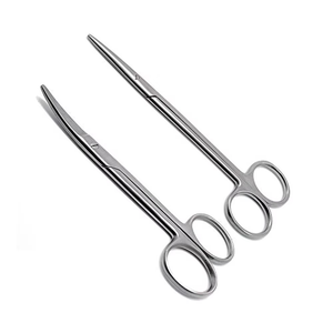 Ciseaux chirurgicaux standard de qualité supérieure en acier inoxydable, réutilisables, tranchants/à pointe arrondie, droits et courbés, pour la chirurgie générale - Product Image 2