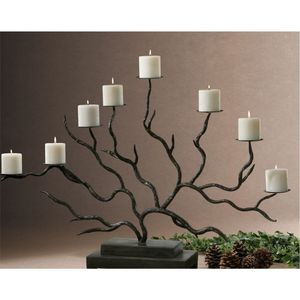 Candelabro Moderno de Metal Dorado de 4 Brazos, Portavelas Cónico, Centro de Mesa de Lujo Nórdico de Hierro para Bodas, Decoración de Mesa, Candelabro al por Mayor OEM - Product Image 3