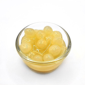 Perlas de Tapioca Instantáneas de Jade Blanco, Boba Masticable de Alta Calidad para Té de Burbujas y Té de Frutas, Listas para Comer, Hechas en Taiwán - Product Image 1