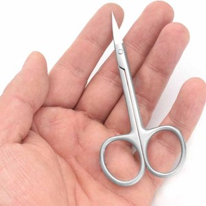 Tijeras de Manicura de Acero Inoxidable, Extra Puntiagudas, Rectas y Curvas, para Uñas - Product Image 5