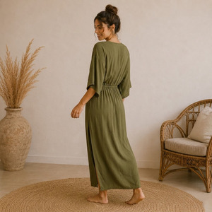 Conjunto de Ropa de Casa para Mujer, Corte Holgado, Poliéster Viscosa, Cómodo, Suave, Transpirable, Certificado OEKOTEX - Product Image 4