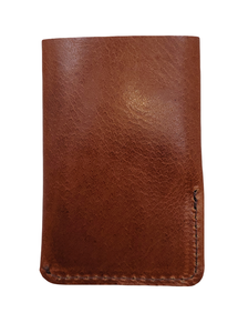 Handmade Vintage Slim Card <b>Wallet</b> Genuine Leather Button Closure Polyester Lining Unisex Portable Credit Card <b>Holder</b> - Product Image 4