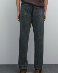 <b>Mens</b> <b>Stretch</b> Denim Jeans Modern Fit Casual Trousers for All Season Comfort 12oz <b>mens</b> denim jeans mass production - Product Image 3