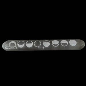 Natural Spiritual Development Spiral Selenite Wand with Smooth Finish Carved SCULPTURE for Feng Shui & Reiki Healing - Product Image 4