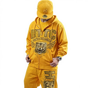 Sudadera con Capucha Vintage Personalizada con Diseño de Logotipo, Patrón Sólido, 100% Poliéster, Forro de Tela, Secado Rápido y Transpirable, MOQ Bajo - Product Image 1