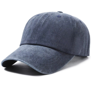 100%Cotton Customized Baseball <b>Caps</b> Washed Soft Top Vintage Distressed Dad <b>Hats</b> Custom Print Logo 6Panel Structured Canvas - Product Image 4