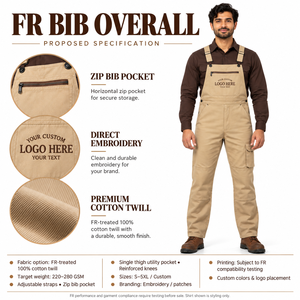 Overol Ignífugo Personalizable para Equipos de Servicio y Compradores Corporativos, para Venta al por Mayor de Ropa de Trabajo Industrial, Suministro Personalizado al por Mayor - Product Image 6