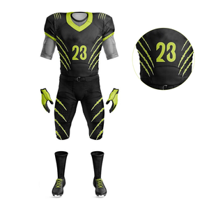 Maillot de football américain personnalisé de haute qualité à manches courtes 100% polyester Protection UV Meilleur prix Nouvelle arrivée en solde - Product Image 3