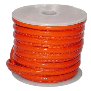 Cordón de cuero redondo suave para pulsera DIY, joyería y otros accesorios a precio de venta - Product Image 1