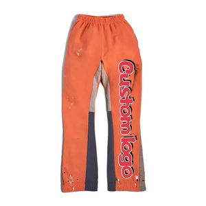 Pantalones Anchos Personalizados con Corte Acampanado para Hombre, Estilo Urbano, Bell Bottom, Casual, Hip Hop, Moda, Ropa OEM - Product Image 6