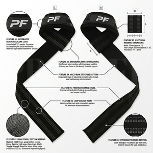 Correas de Levantamiento de Pesas de Alto Rendimiento, Ajustables, para Gimnasio, Fitness, Peso Muerto, Culturismo y Entrenamiento de Fuerza - Product Image 2
