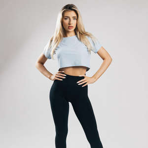 T-shirt personnalisé pour femme, coupe ajustée, couleur personnalisée, col rond, été, en soie/coton respirant, toile de haute qualité, ajusté - Product Image 5