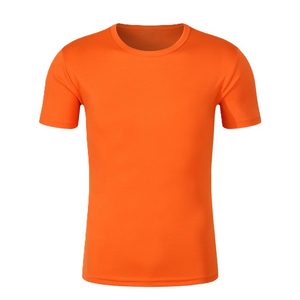 T-shirt à manches courtes personnalisé avec logo brodé OEM, séchage rapide, col rond, uniforme de travail publicitaire, impression de logo personnalisé - Product Image 3