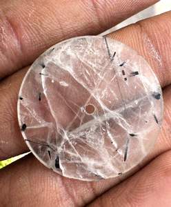 <b>Black</b> Rutile <b>Watch</b> Dial Size 31.50 mm Loose <b>Watch</b> Accessories Stone Dial Handmade Gemstone <b>Watch</b> Dial - Product Image 6