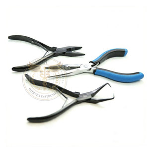 3PCS Hair <b>Extension</b> Tool Kit Micro <b>Bead</b> Pliers Loop Needle Hook Threader for Nano Ring <b>Extensions</b> Salon Use - Product Image 3