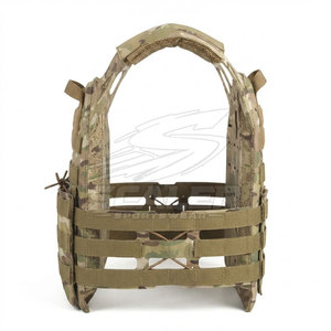 Gilet tactique léger de camping, multi-poches, gilet d'extérieur avec bretelles réglables et multiples compartiments spacieux - Product Image 4