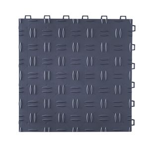 Piastrelle Incastrabili per Pavimento Garage 12x12 0.53in Confezione da 25 Antiscivolo Doppio Lato in PP Facili da Pulire - Product Image 2