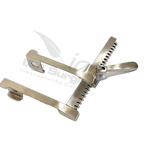 Instrumentos Quirúrgicos IAA IAI-SR-64, Retractor de Costillas Manual de Acero Inoxidable con 2 Cuchillas, Pinza Separadora, Certificado CE, Reutilizable - Product Image 3