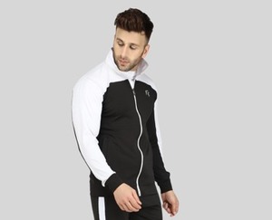 Red <b>White</b> Color Block Men's Windbreaker Jacket <b>Zip</b> <b>Up</b> Lightweight Outerwear for Streetwear - Product Image 4