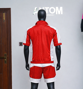 Custom Printing Two Piece Zip Up Cargo Shorts And Short Sleeve Jacket <b>Sets</b> Polyester Nylon Windbreak Shorts <b>Set</b> Tracksuit Men - Product Image 4