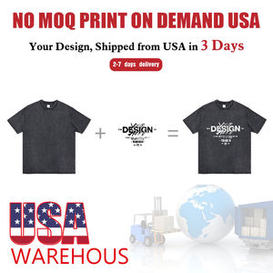 Camisetas de verano unisex de 210 g/m² con estampado vintage, de gran tamaño, negras, de alta calidad para hombre, envío directo desde almacén. - Product Image 5