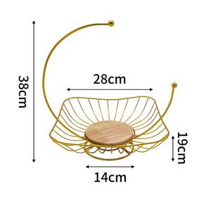 Cesta de almacenamiento ideal para promover hábitos saludables de refrigeriación, perfecta para organizar artículos variados como frutas, pan y paquetes de aperitivos. - Product Image 2