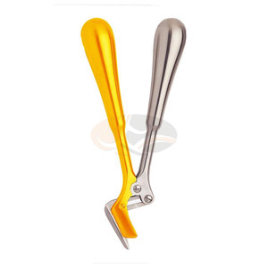 Ciseaux chirurgicaux professionnels orthopédiques en acier inoxydable allemand de haute qualité, 11 pouces, avec manche argenté, certifiés CE - Product Image 2