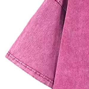 Camiseta de Hombre, Estilo Vintage, Lavado Ácido, 100% Algodón, Tejido de Punto, Estilo Hip Hop Urbano, Mangas Regulares Extra Grandes, Alta Calidad, Digital - Product Image 2