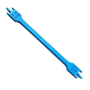 Medidor de Altura de Brackets de Alta Calidad, Acero Inoxidable con Recubrimiento Azul, Instrumentos Quirúrgicos para Ortodoncia Dental - Product Image 1