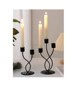 Premium quality vintage style handcrafted iron <b>candle</b> holder for elegant home decor and romantic <b>dinner</b> settings - Product Image 1