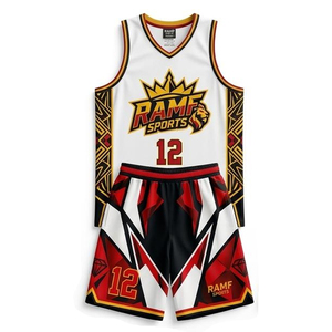 Maillots de basket-ball d'été personnalisables, réversibles et respirants, ensembles d'uniformes d'équipe - Vente en gros, couleurs personnalisées, sublimation numérique - Product Image 1