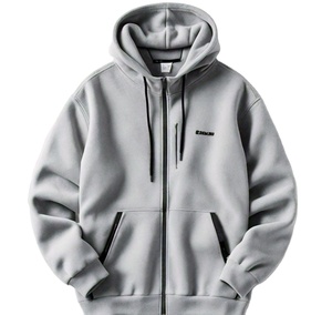 เสื้อฮู้ดแบบมีฮู้ดสำหรับผู้ชายเสื้อฮู้ดแบบดึง100% ผ้าโพลีเอสเตอร์พิมพ์ซับลิเมชันงานตามสั่ง - Product Image 5