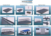 Nave Industrial Prefabricada de Estructura Metálica Moderna, Edificio de Fábrica con Estructura de Acero, Lámina Galvanizada Resistente