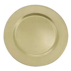 Platos de Servir Redondos de Acero Inoxidable con Diseño Simple y Baño de Oro, Estilo Creativo para Hoteles y Restaurantes - Product Image 1