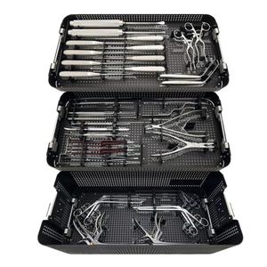 Kit d'instruments de rétraction manuelle endoscopique de précision pour la colonne lombaire, certifié CE, pour outils chirurgicaux – Sets de la colonne lombaire - Product Image 4